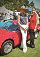 With Christine Reed at the Quail Show in Monterey